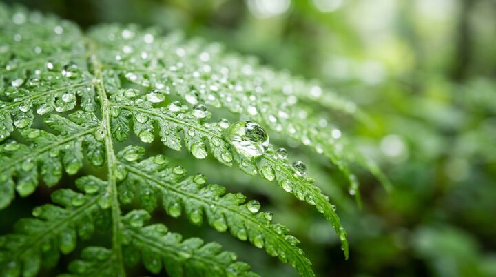 Morning Fern — free 4K minimal desktop wallpaper for Windows