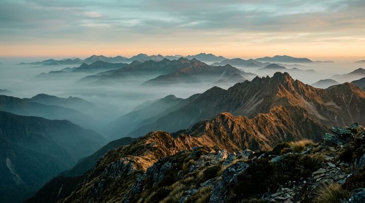 Dawn Ridge — free 4K nature desktop wallpaper for Windows